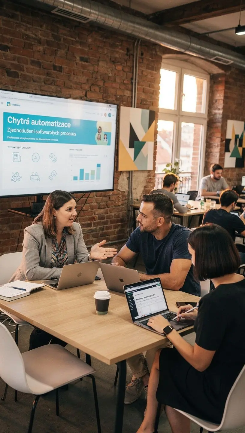 Automatizace procesů pro zefektivnění pracovních postupů.