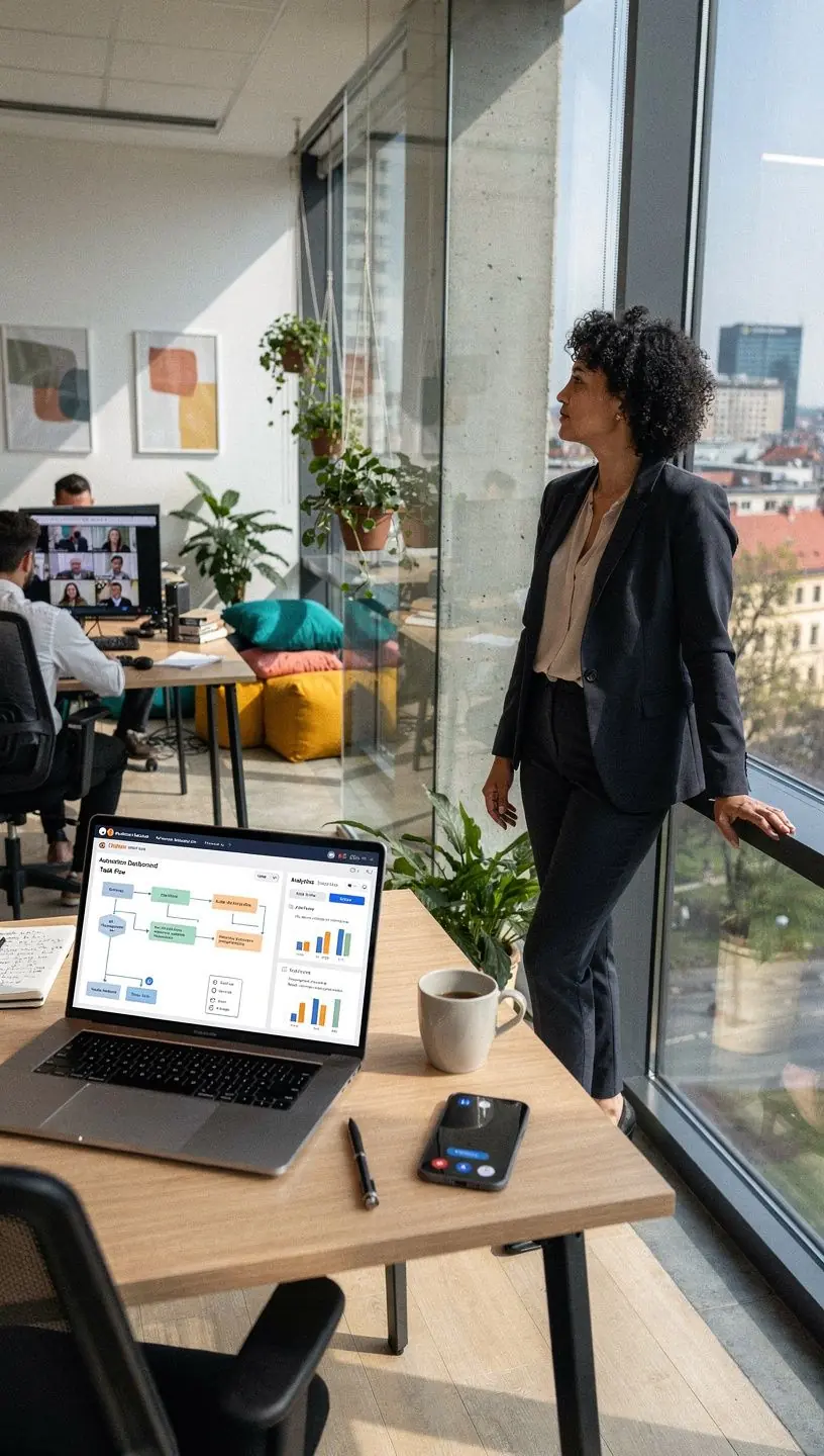 Průvodce inteligentní automatizací v podnikání.