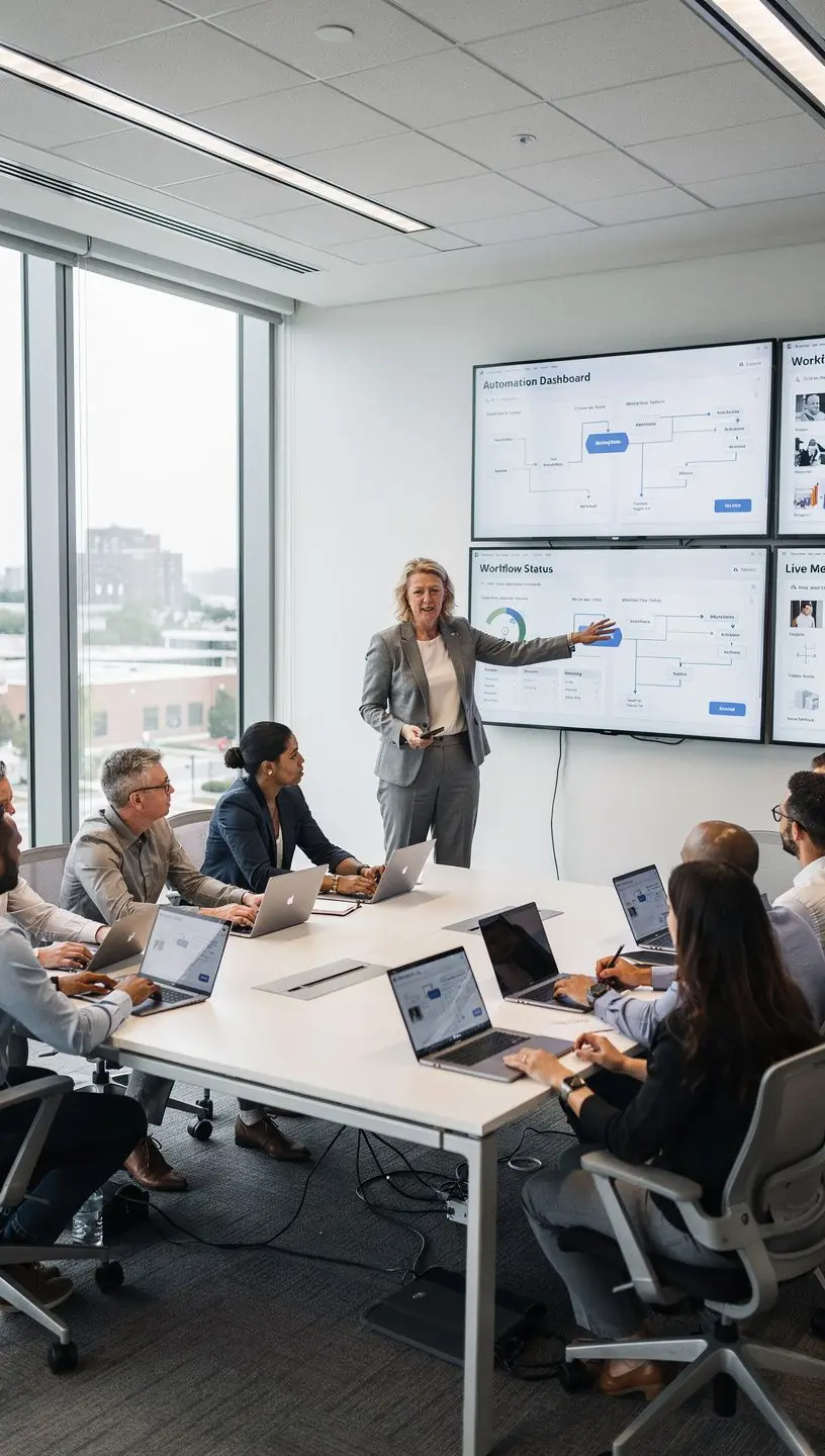 Modern office environment